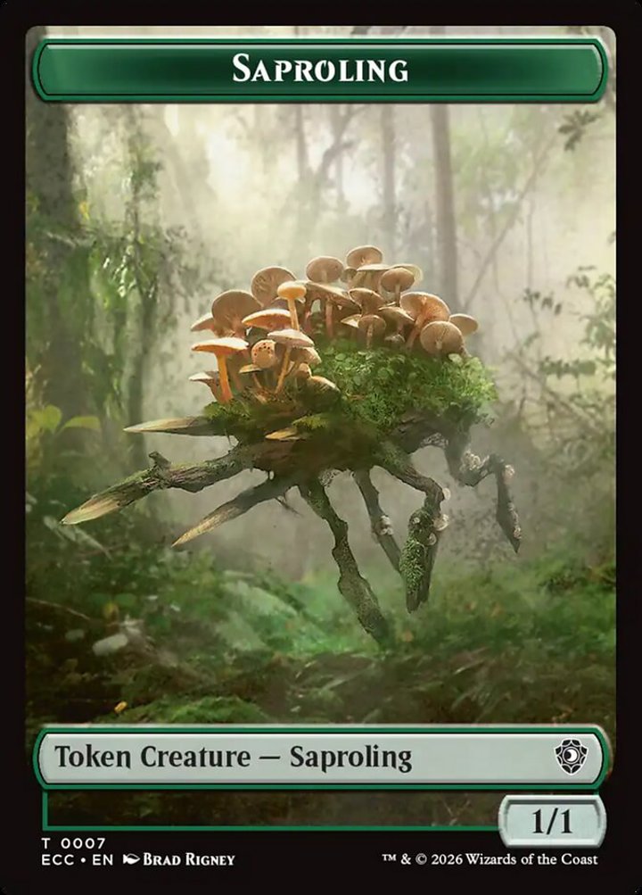 Saproling Token (G 1/1) // Scarecrow Token (A 2/2)