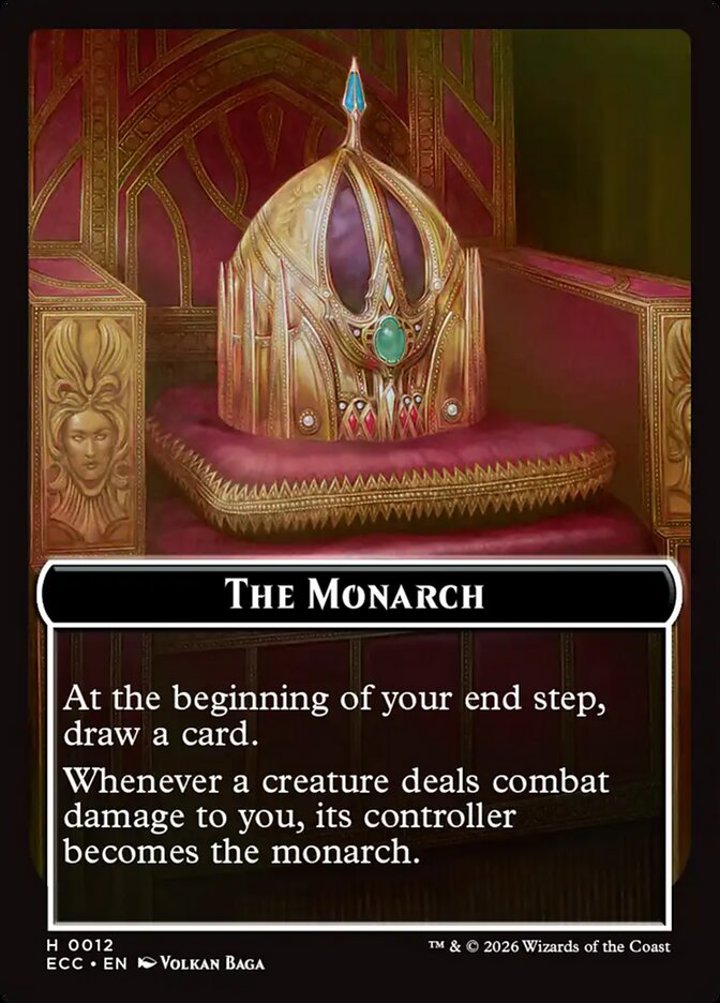 Saproling Token (G 1/1) // The Monarch