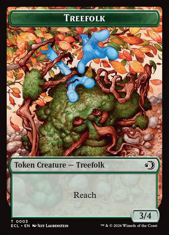 Treefolk Token (G 3/4) // Goblin Token (BR 1/1)