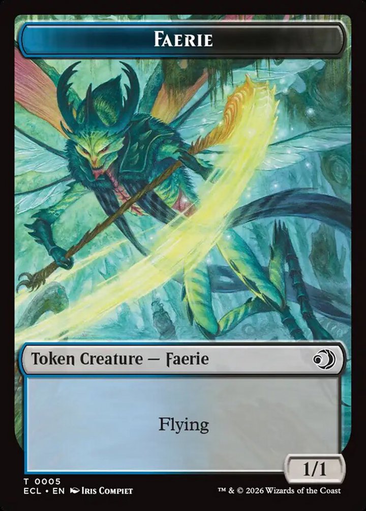 Faerie Token (UB 1/1) // Goblin Token (BR 1/1)