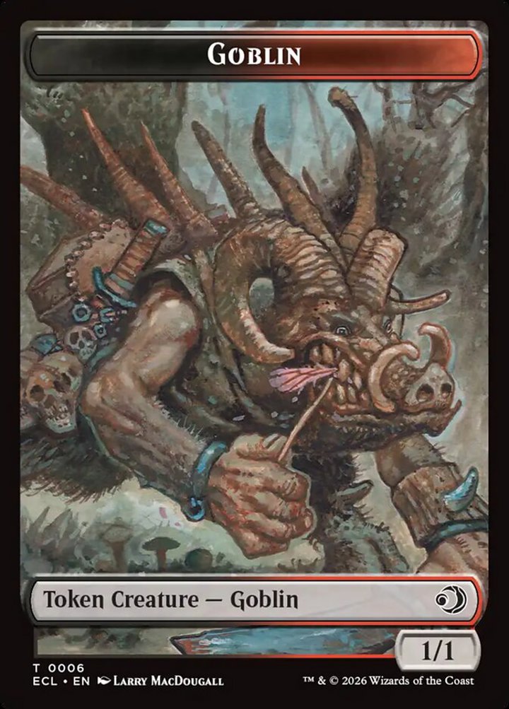 Treefolk Token (G 3/4) // Goblin Token (BR 1/1)