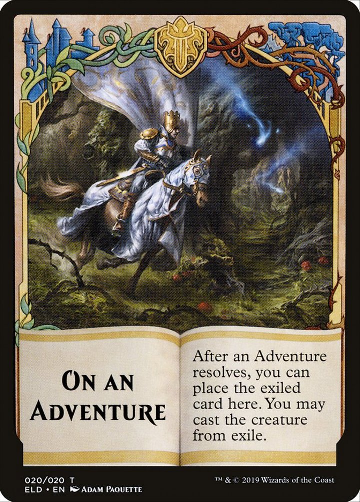 Spirit Token (C 2/2) // On an Adventure Token