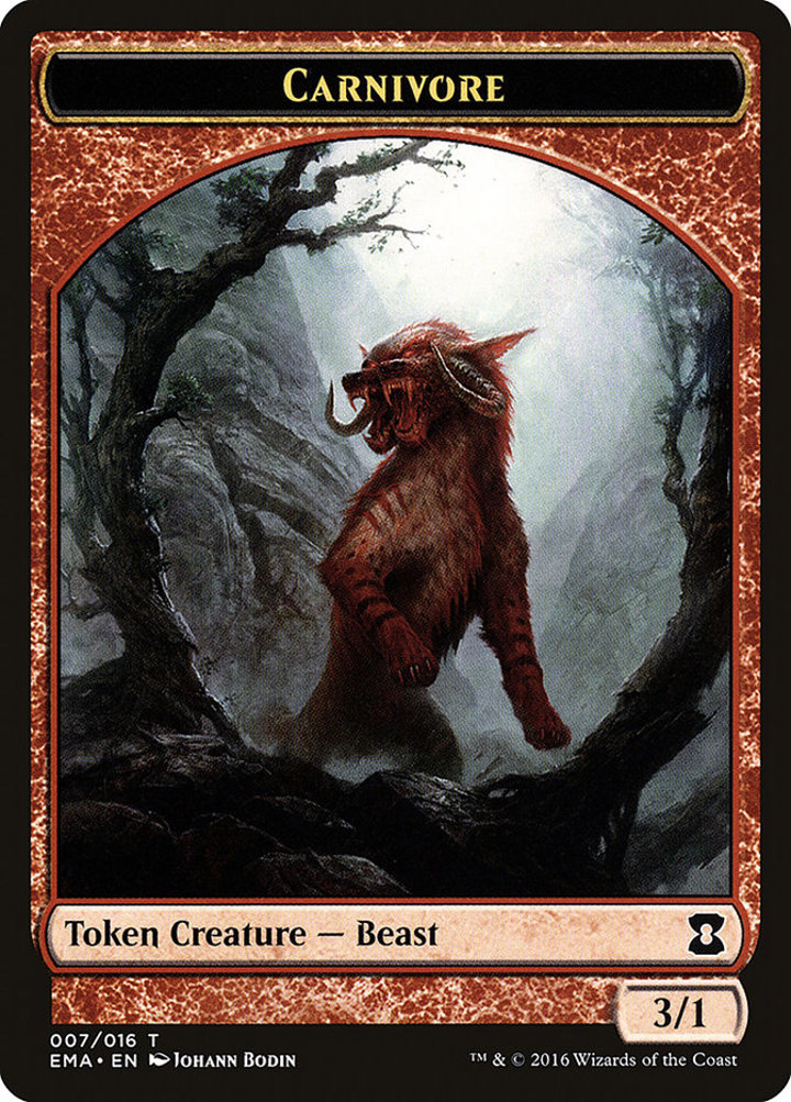 Carnivore Token (Red 3/1)