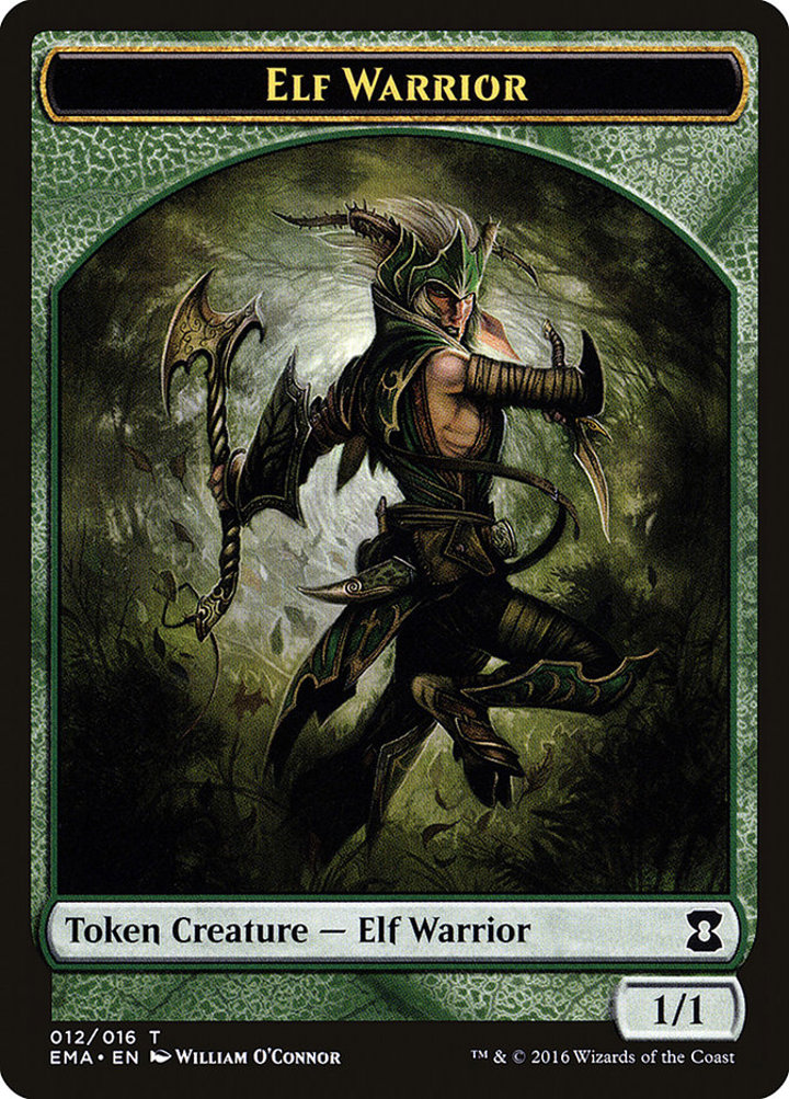 Elf Warrior Token (Green 1/1)