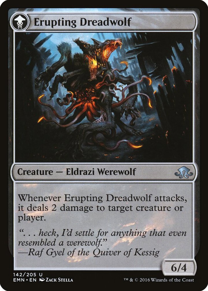 Smoldering Werewolf / Erupting Dreadwolf