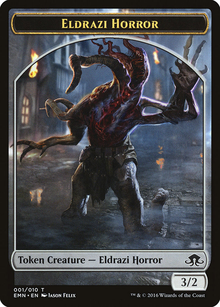 Eldrazi Horror Token (Colorless 3/2)