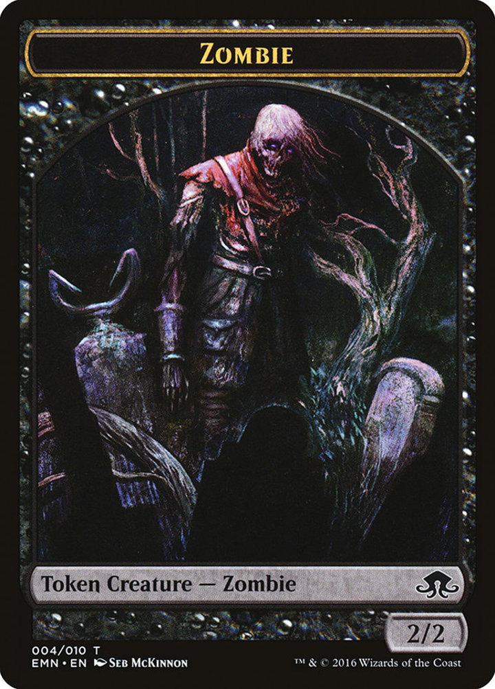 Zombie Token (Black 2/2) (V.2)
