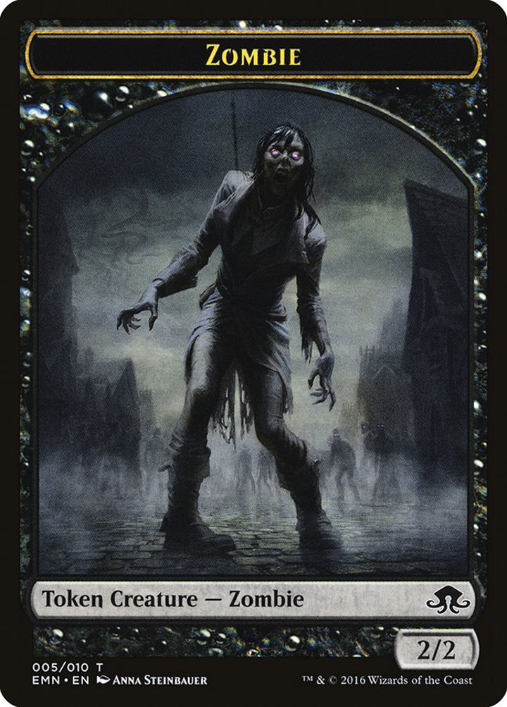 Zombie Token (Black 2/2) (V.3)