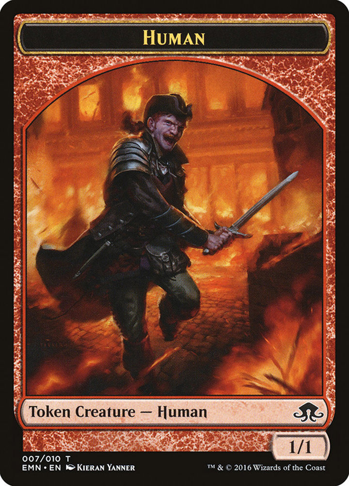 Human Token (Red 1/1)