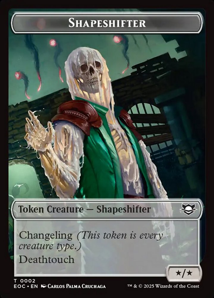 Shapeshifter Token (C */*) // Golem Token (EA 3/3)