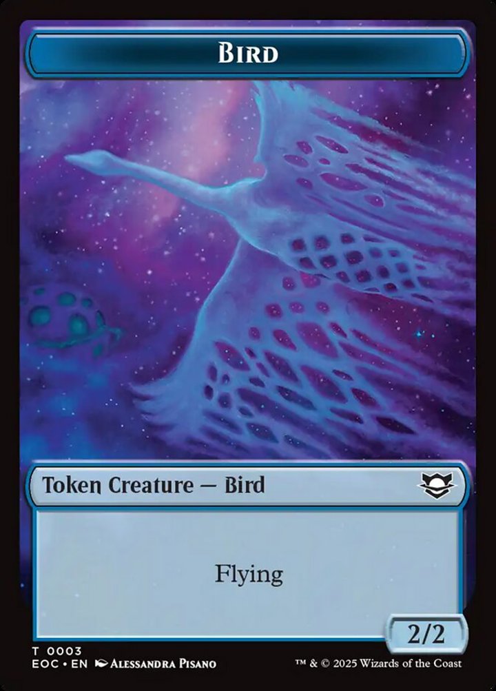 Bird Token (U 2/2) // Pest Token (BG 1/1)