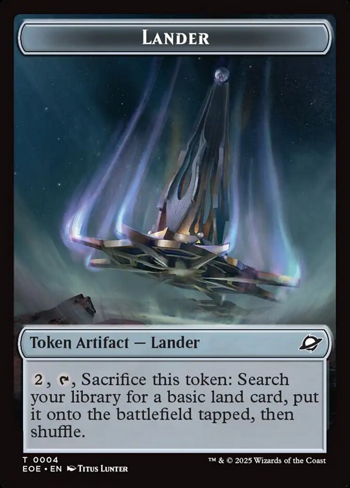 Lander Token // Human Soldier Token (W 1/1) (V.1)