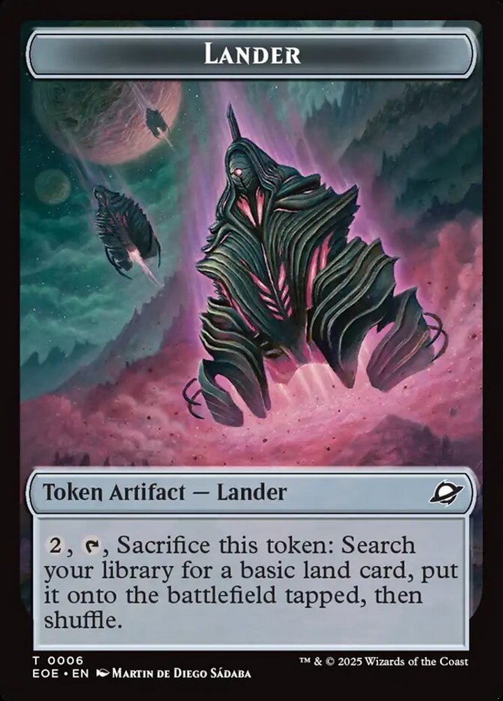 Lander Token // Drone Token (A 1/1) (V.2)