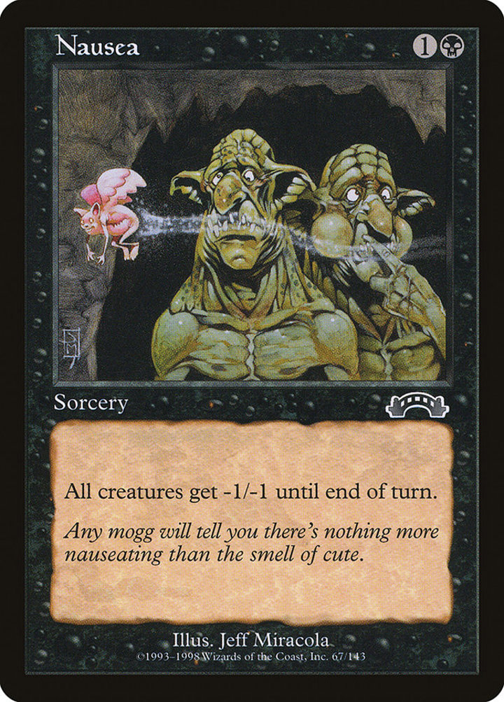 Nausea Single: Magic: The Gathering Exodus Einzelkarte