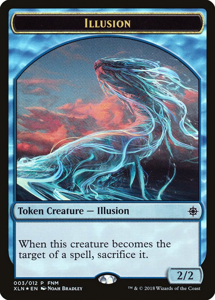 Illusion Token (U 2/2 Spellweakness) / Saproling Token (G 1/1)