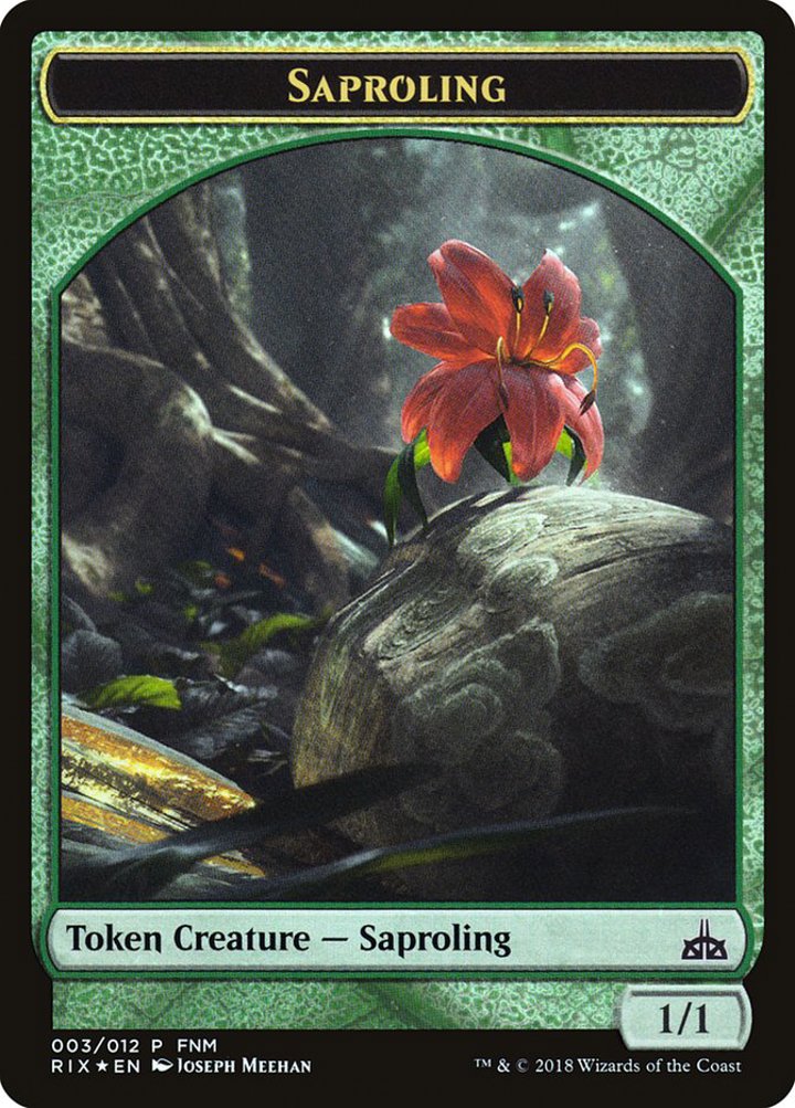 Illusion Token (U 2/2 Spellweakness) / Saproling Token (G 1/1)