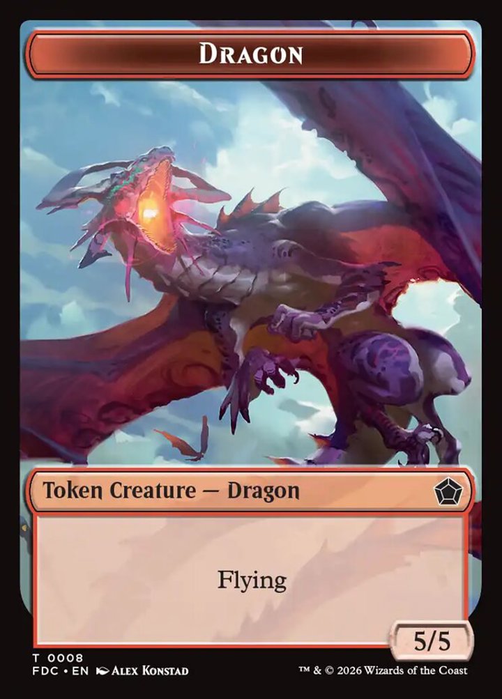 Dragon Token (R 6/6) // Dragon Token (R 5/5)