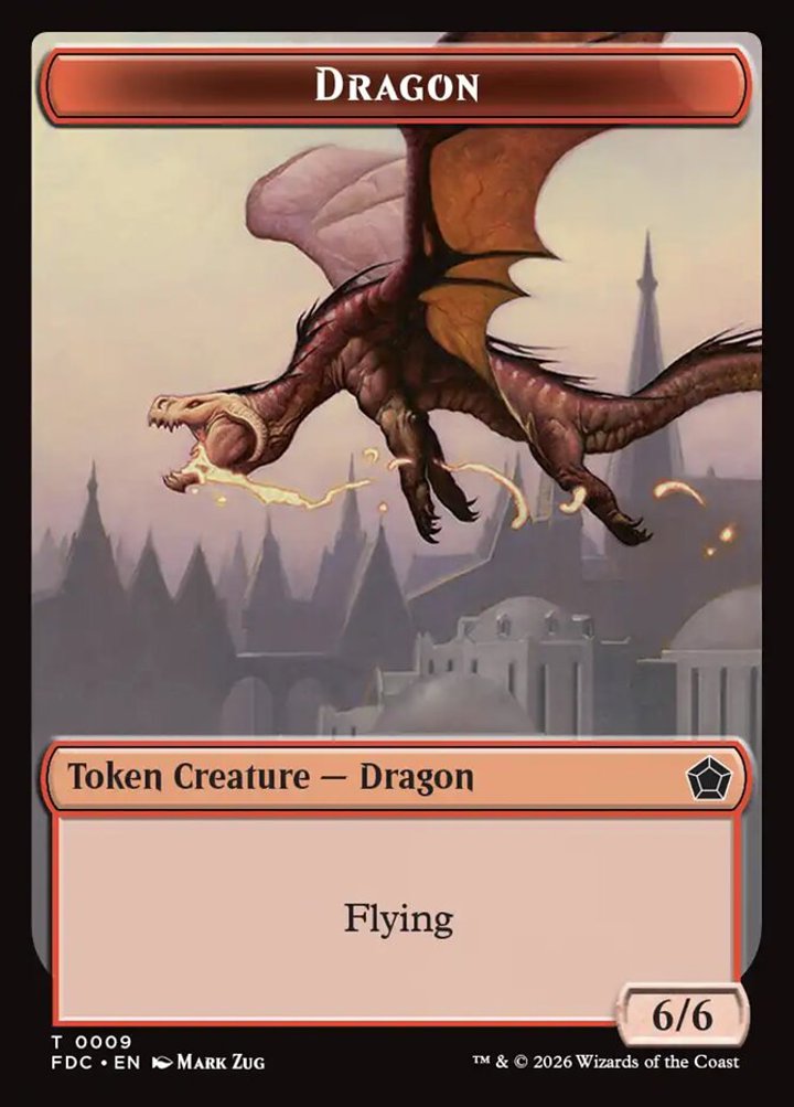 Dragon Token (R 6/6) // Dragon Token (R 5/5)