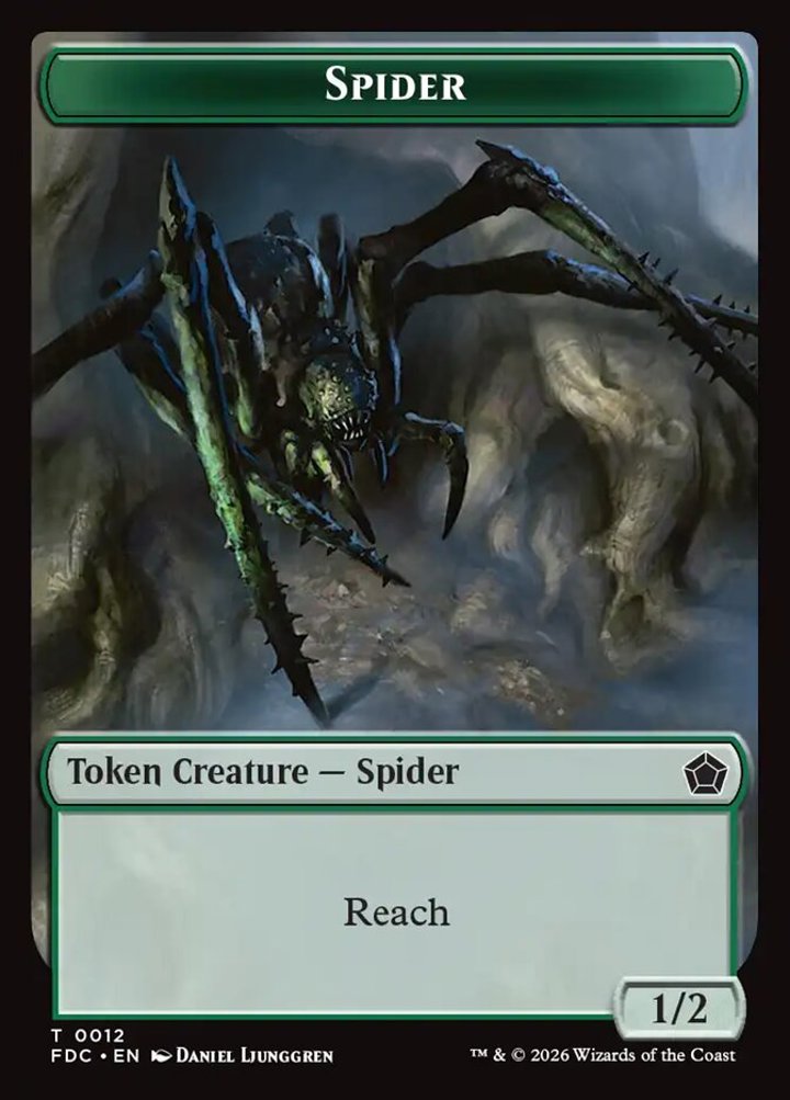 Beast Token (G 3/3) // Spider Token (G 1/2)
