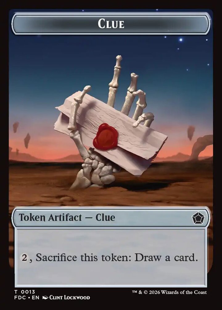 Angel Token (W 4/4) // Clue Token