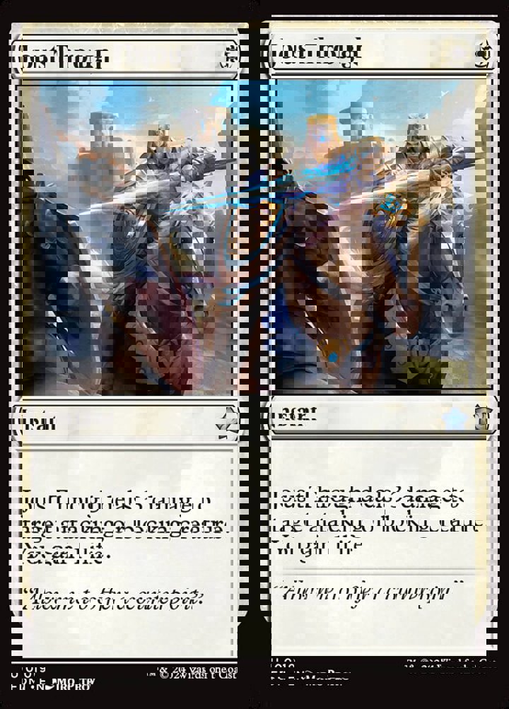 Joust Through