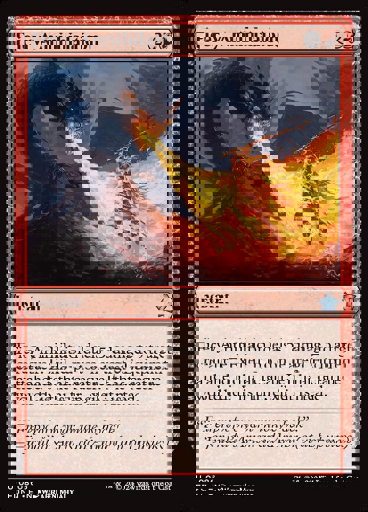 Fiery Annihilation