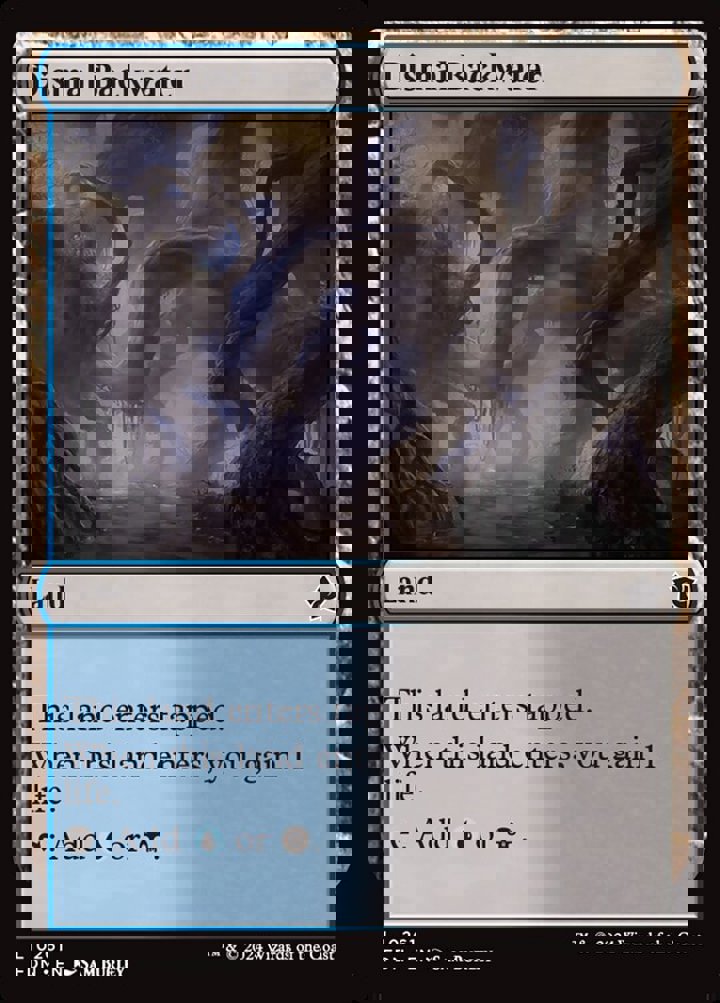 Dismal Backwater Single: Magic: The Gathering Magic: The Gathering Foundations Einzelkarte