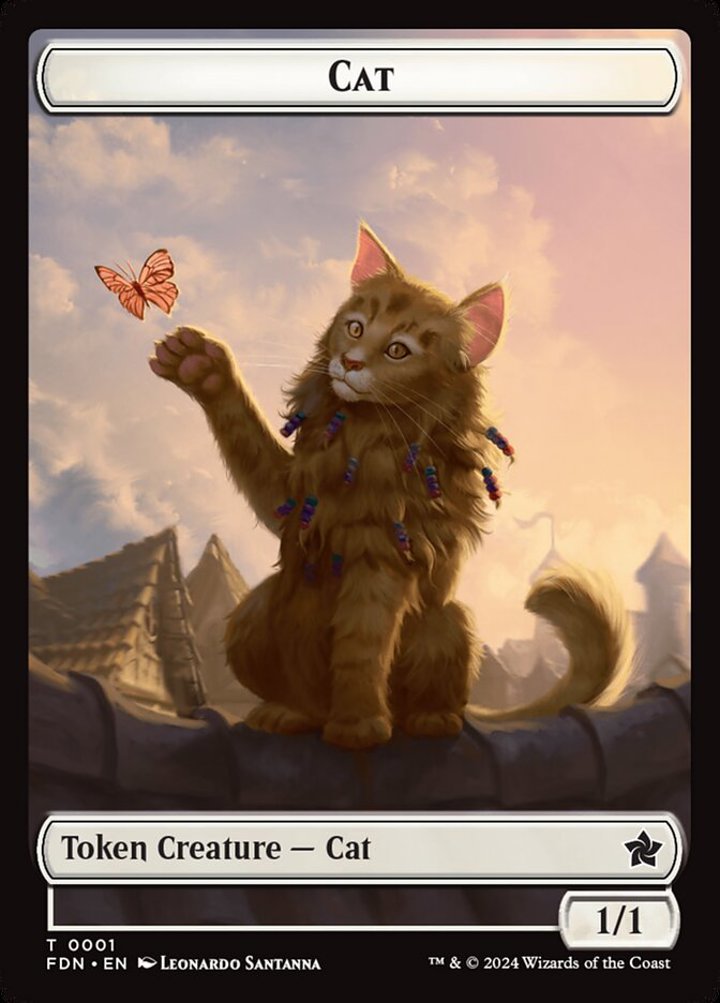 Cat Token (W 1/1) // Cat Token (W 2/2)