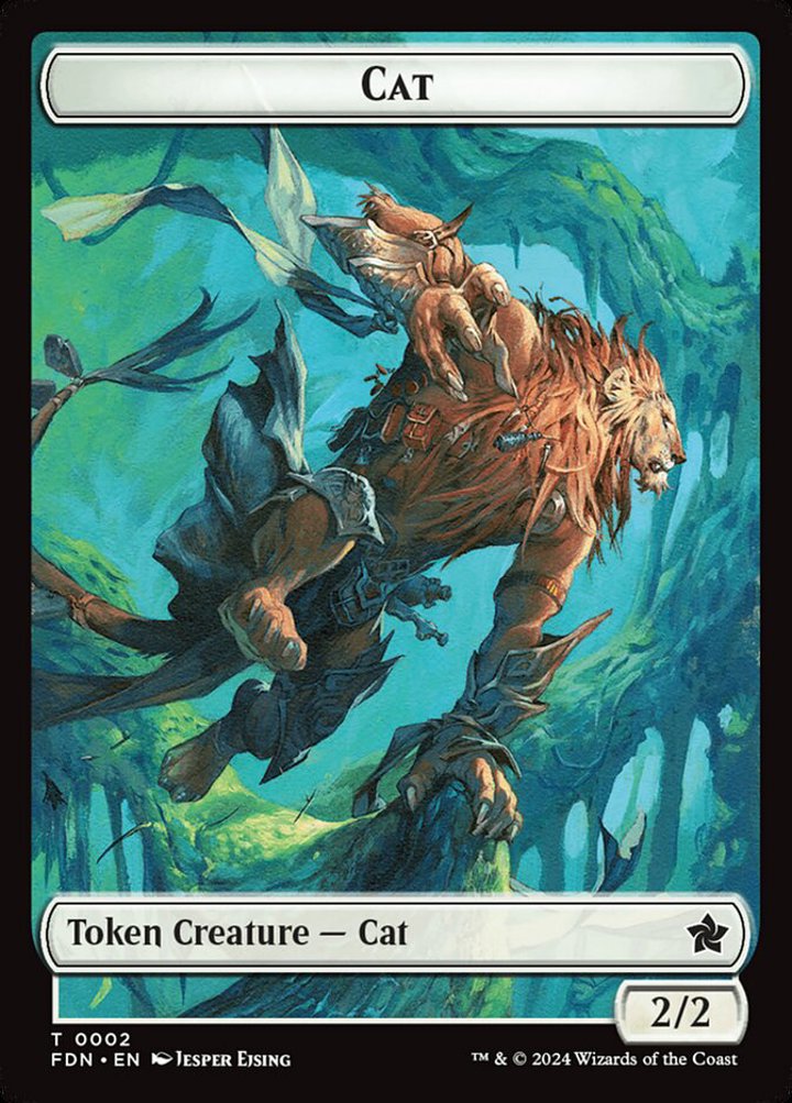 Cat Token (W 1/1) // Cat Token (W 2/2)