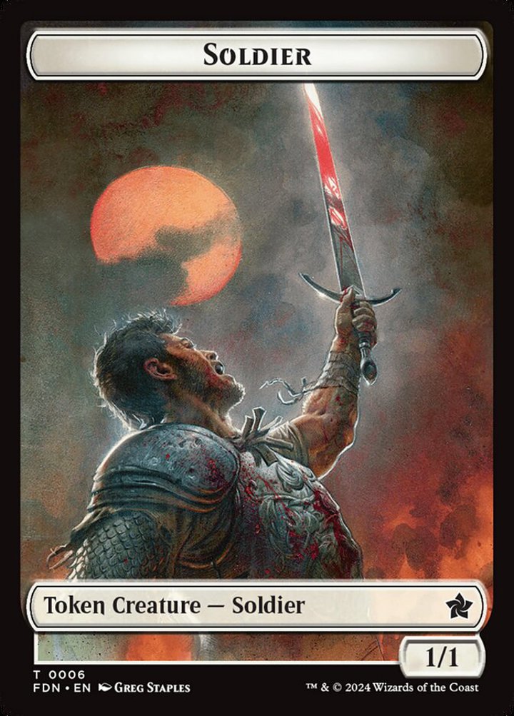 Rabbit Token (W 1/1) // Soldier Token (W 1/1)