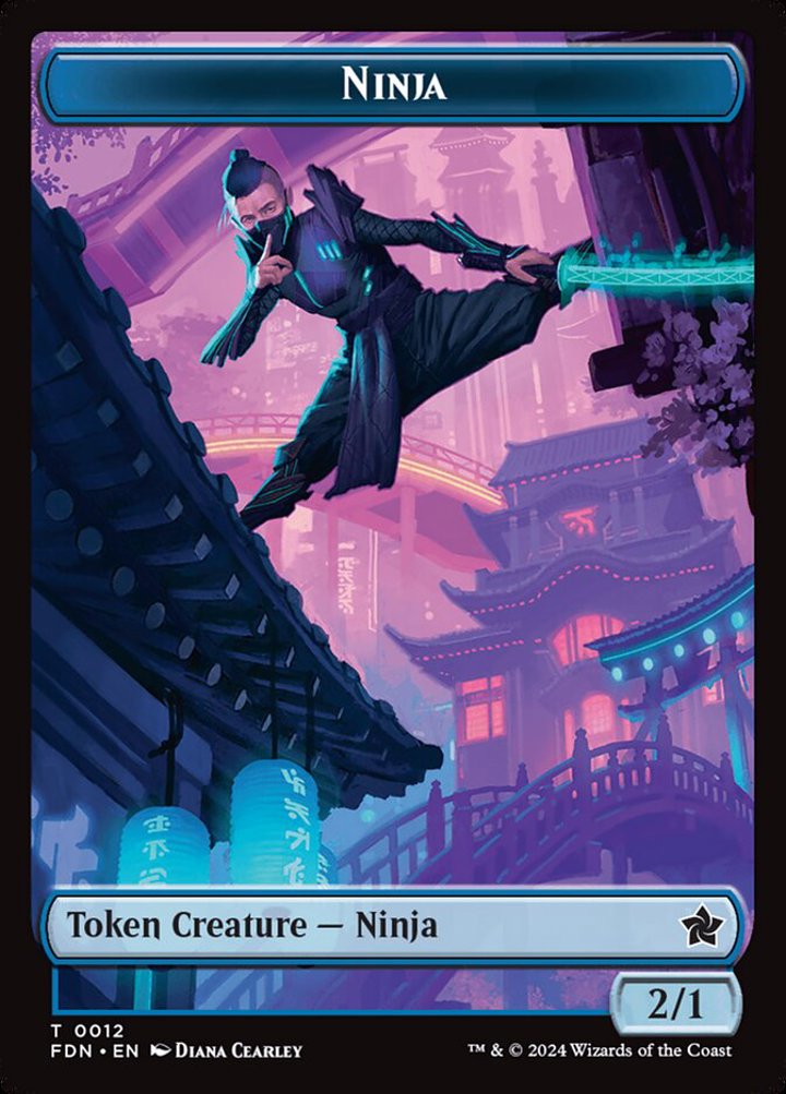 Kaito, Cunning Infiltrator Emblem // Ninja Token (U 2/1)