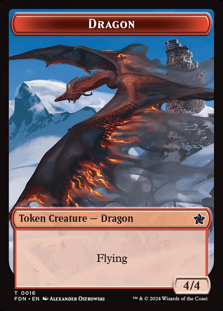 Dragon Token (R 4/4) // Dragon Token (R 5/5)