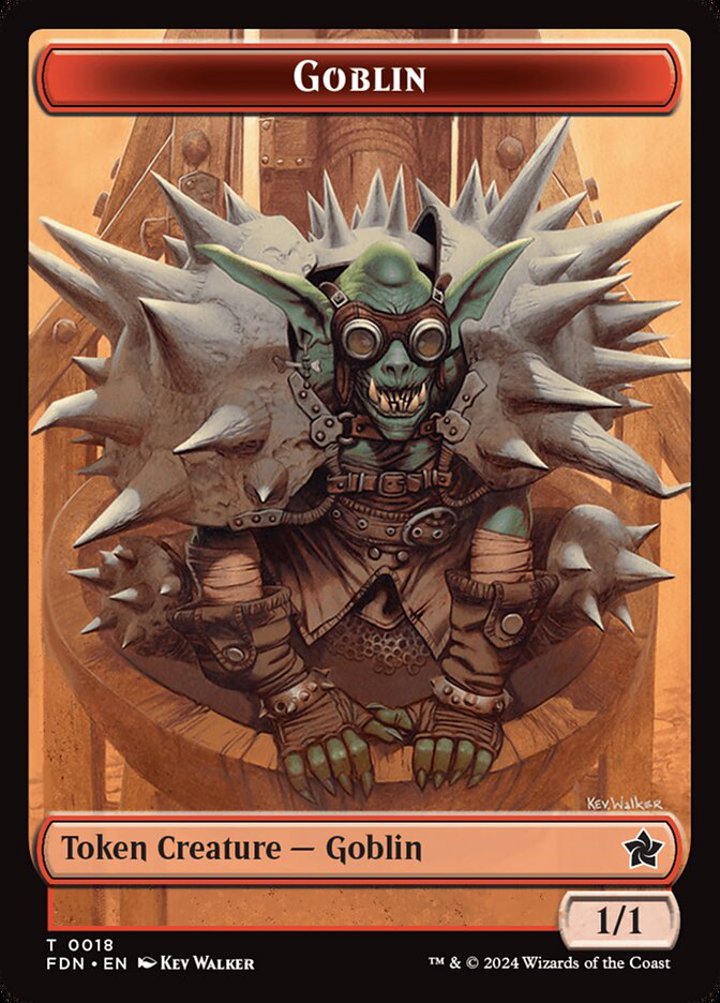 Drake Token (U 2/2) // Goblin Token (R 1/1)