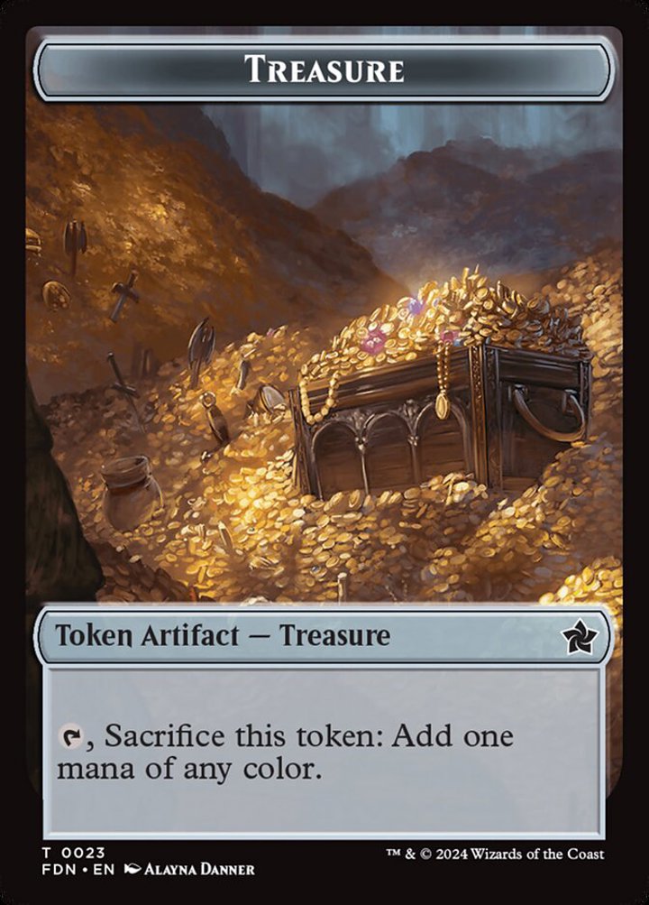 Goblin Token (R 1/1) // Treasure Token