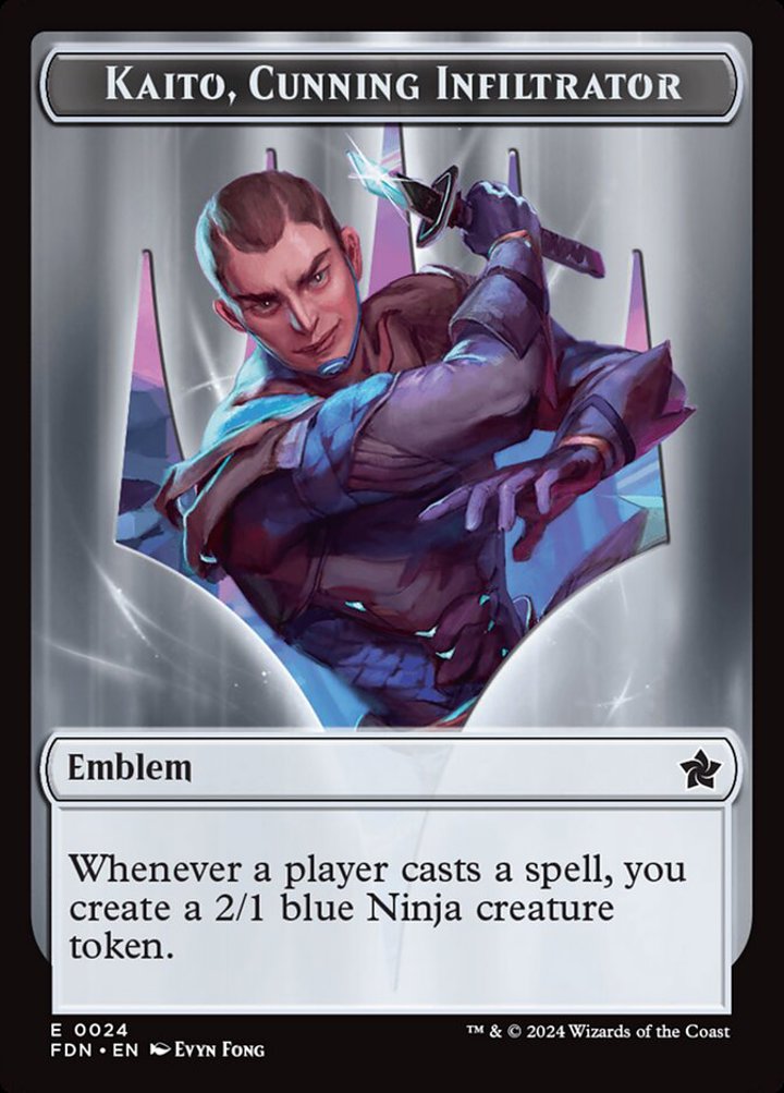 Kaito, Cunning Infiltrator Emblem // Ninja Token (U 2/1)