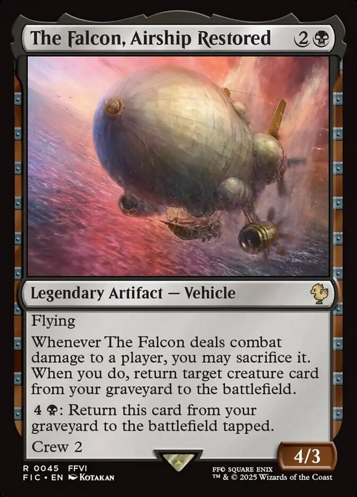 The Falcon, Airship Restored