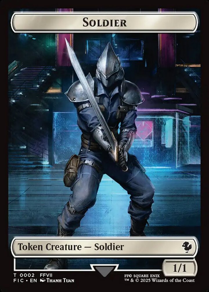 Soldier Token (W 1/1) // Rebel Token (R 2/2) (V.1)