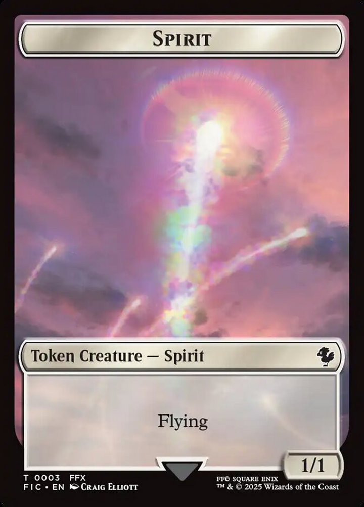 Hero Token (W 1/1)// Spirit Token (W 1/1) (V.1)