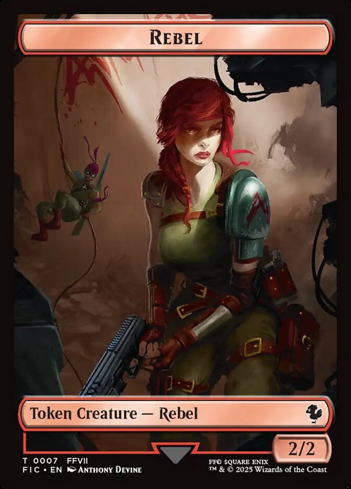 Soldier Token (W 1/1) // Rebel Token (R 2/2) (V.1)