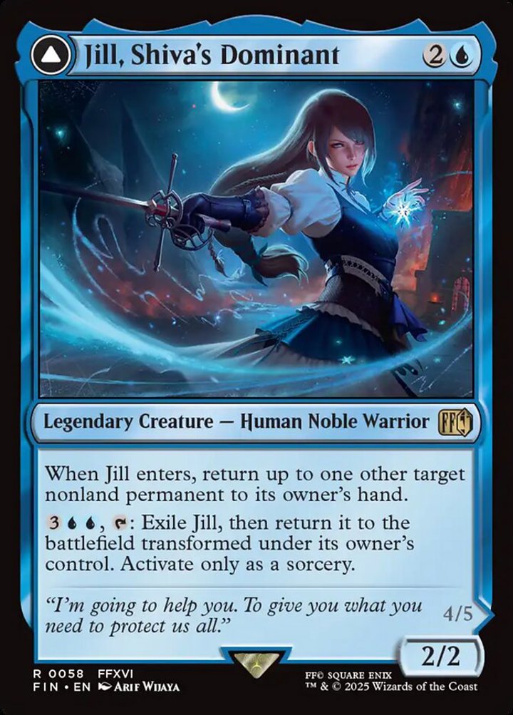 Jill, Shiva's Dominant // Shiva, Warden of Ice (V.1)