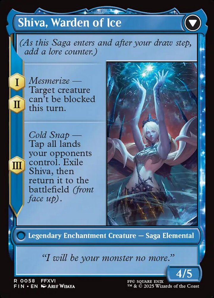 Jill, Shiva's Dominant // Shiva, Warden of Ice (V.1)