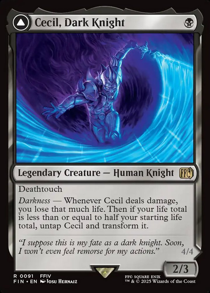 Cecil, Dark Knight // Cecil, Redeemed Paladin (V.1)