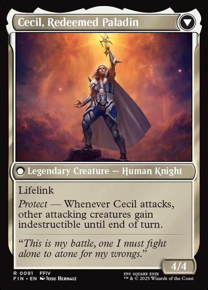 Cecil, Dark Knight // Cecil, Redeemed Paladin (V.1)