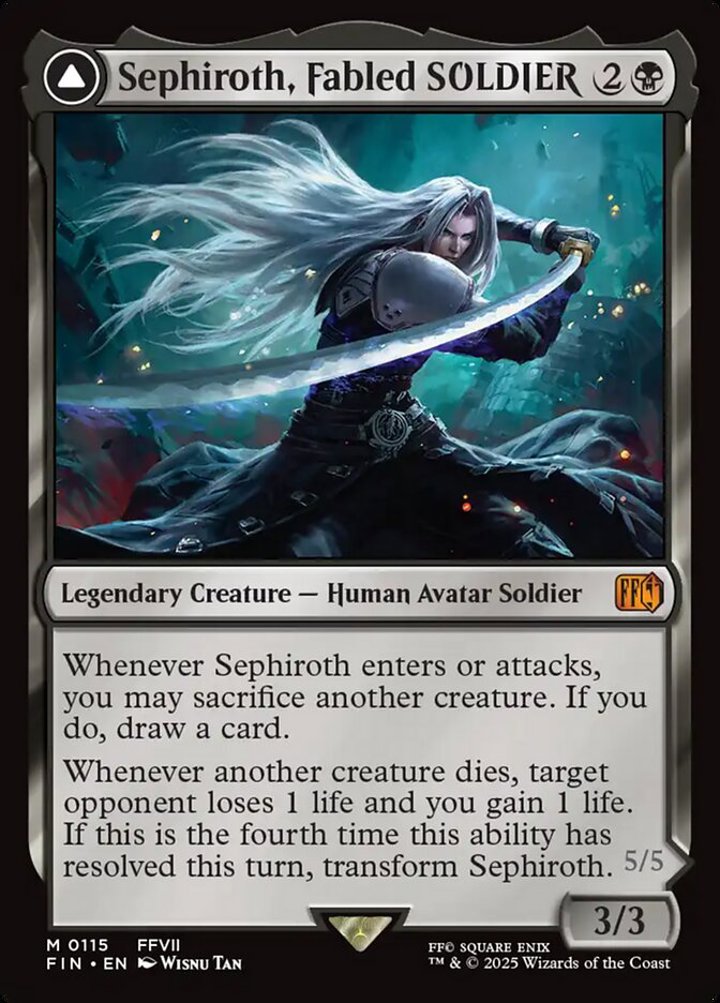 Sephiroth, Fabled SOLDIER // Sephiroth, One-Winged Angel (V.1)