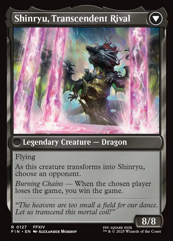 Zenos yae Galvus // Shinryu, Transcendent Rival (V.1)