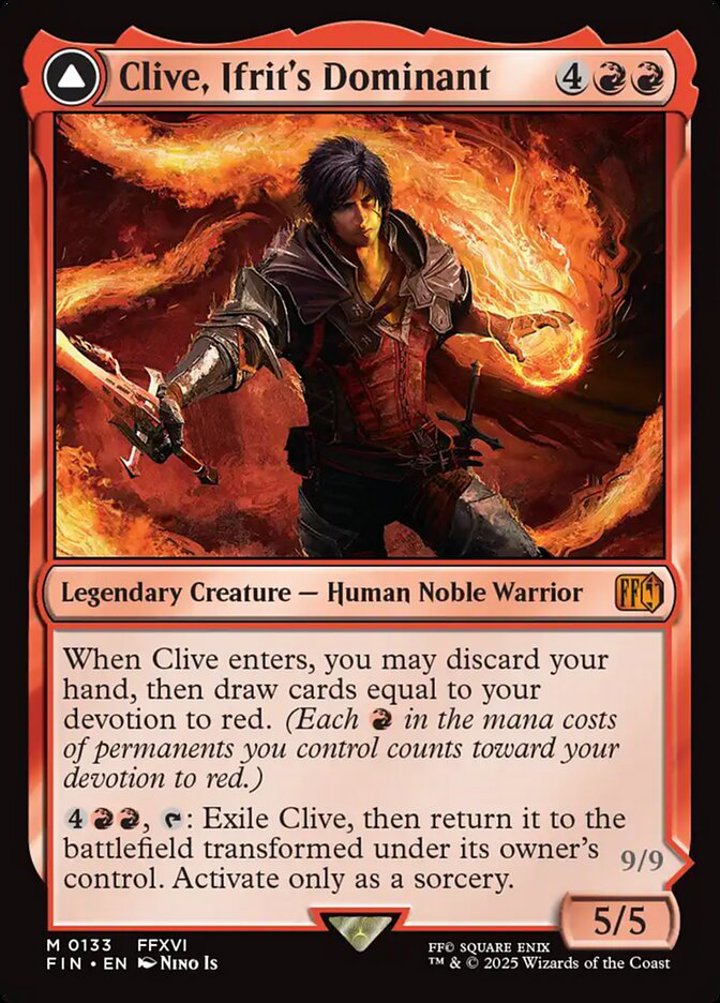 Clive, Ifrit's Dominant // Ifrit, Warden of Inferno (V.1)