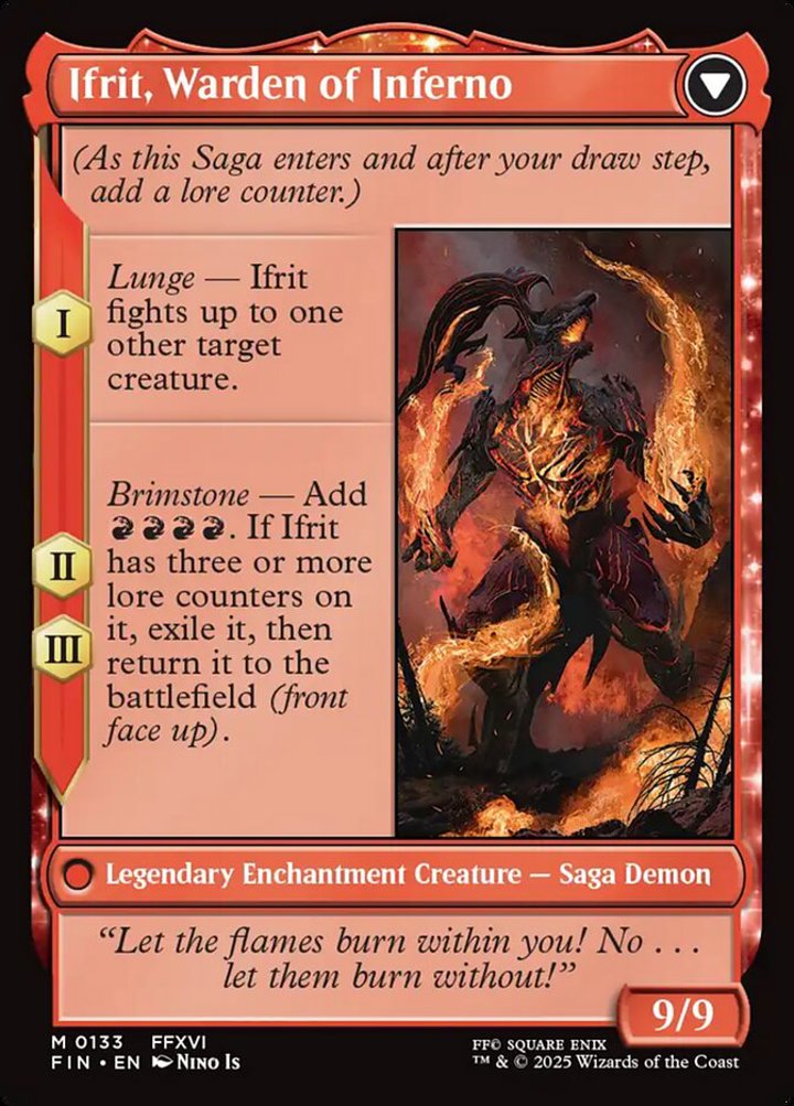 Clive, Ifrit's Dominant // Ifrit, Warden of Inferno (V.1)
