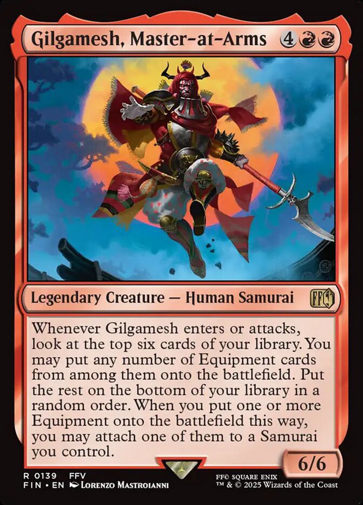 Gilgamesh, Master-at-Arms (V.1)