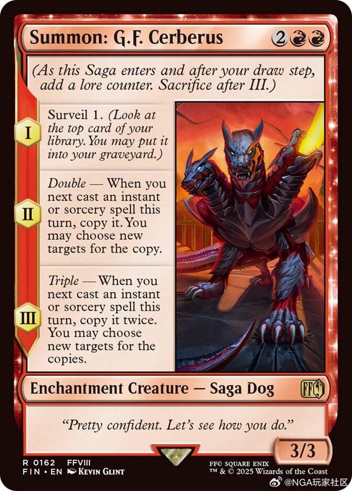 Summon: G.F. Cerberus (V.1)
