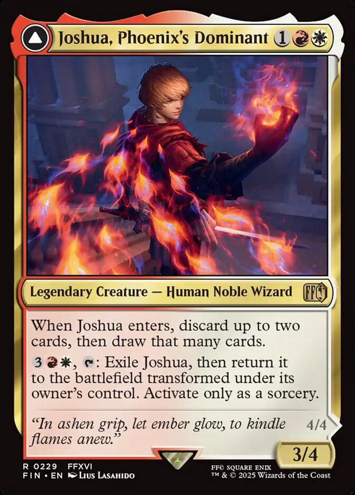 Joshua, Phoenix's Dominant // Phoenix, Warden of Fire